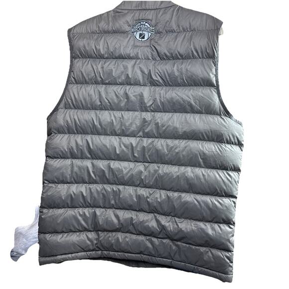 March Madness Edition Linksoul Down Vest In Gray Men's Large EUC - Picture 6 of 15